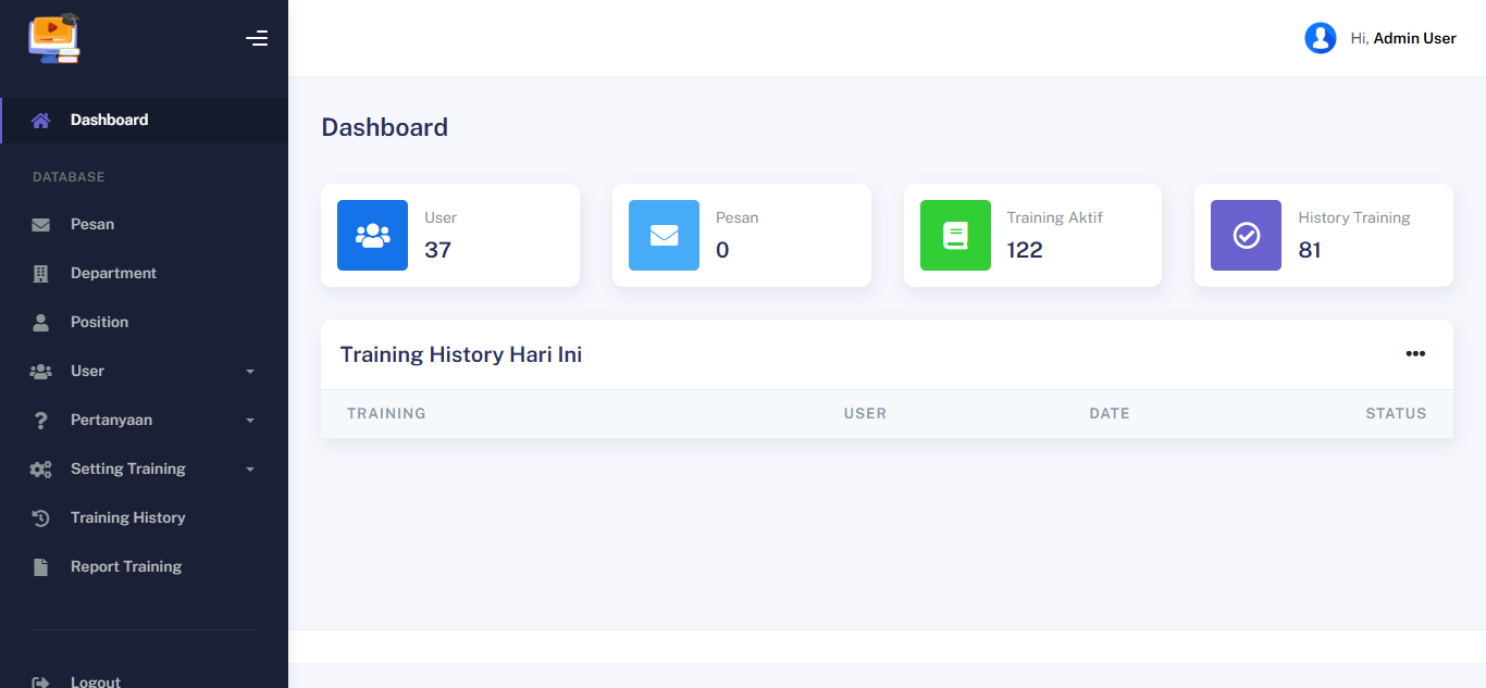Web Training App